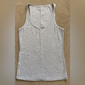 American Eagle Outfitters Light Gray Tank Top